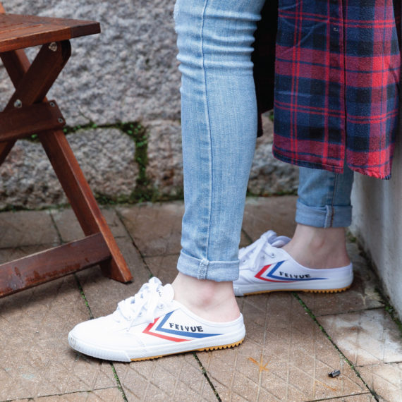 DAFU | Sapphire White Slippers